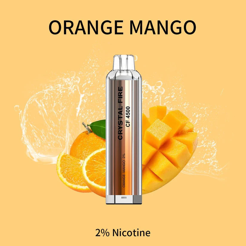 Crystal Fire Disposable Vape 4500 Puffs 0 MG TPD Complaint.  - Irresistible and Trendy