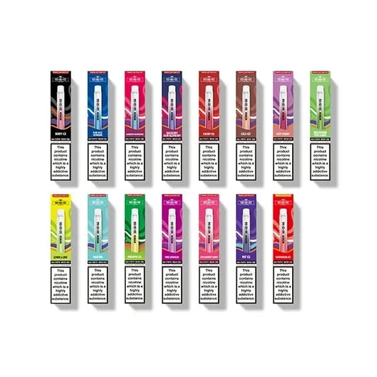 Box of 10 SKE Crystal 600 Prefilled Vape Kit Device || Best Seller [22 variations]