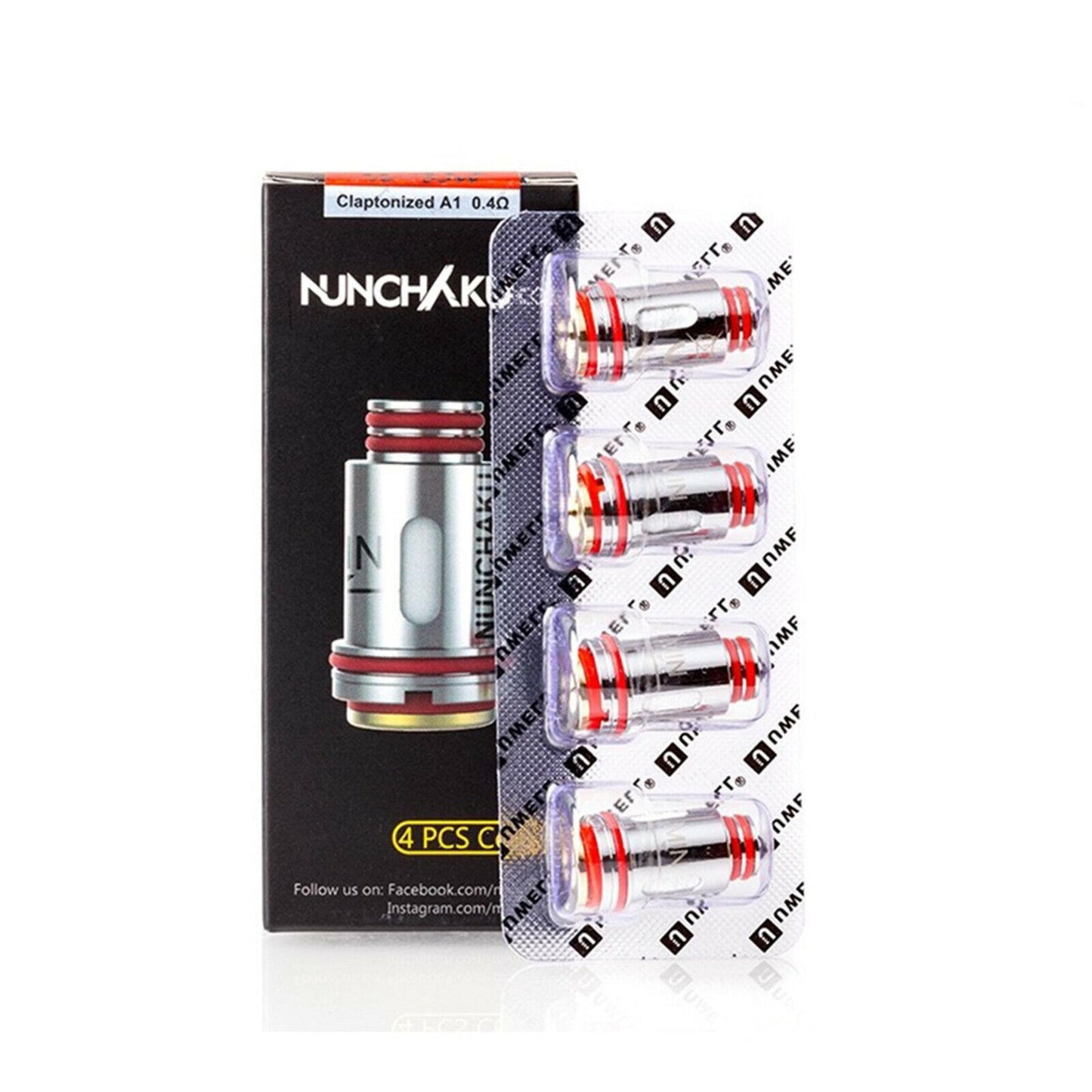 Uwell Nunchaku A1 0.4Ω Claptonized Coil (45-55W) Pack Of 4