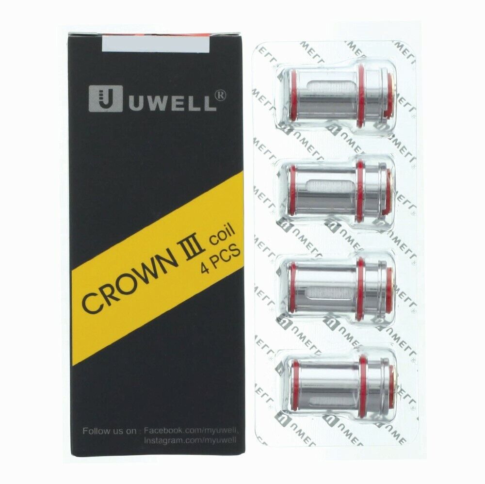 Uwell A1 Crown 3 Coil 0.25Ω (80-90W) Pack Of 4 TPD Compliant