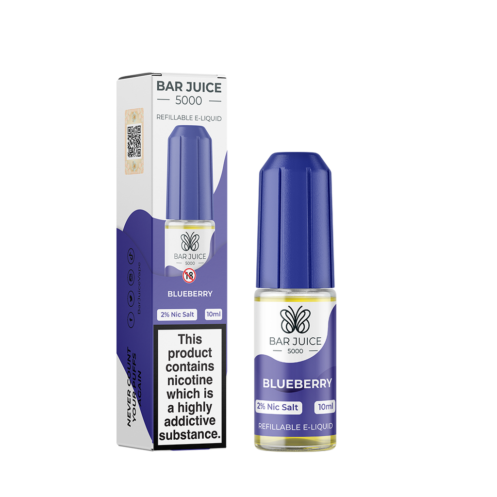Bar Juice 5000 10ml Nic Salt 10mg NO nicotine UK Best Seller