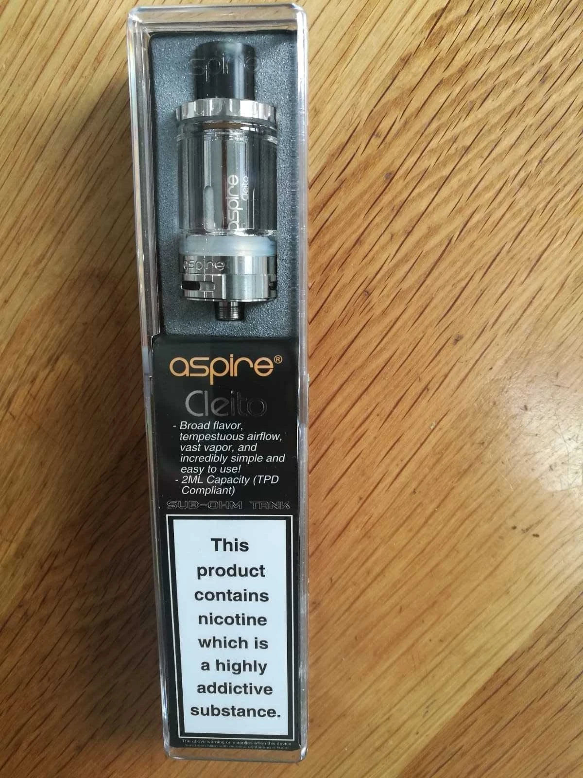 ASPIRE CLEITO 120 TANK | TOP FILL TANK COILS | TPD | Best Seller in UK |