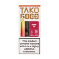 Box of 5 Sikary Tako SP6000 Rechargeable Vape Kit | 20mg | 800mAH | Best Seller
