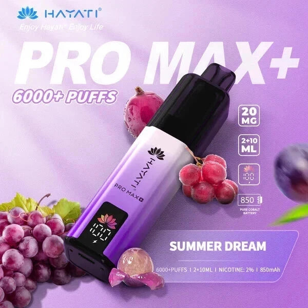 Box of 5 Hayati Pro Max Plus 6000 Kit | Prefilled Replacement Pods Kit |