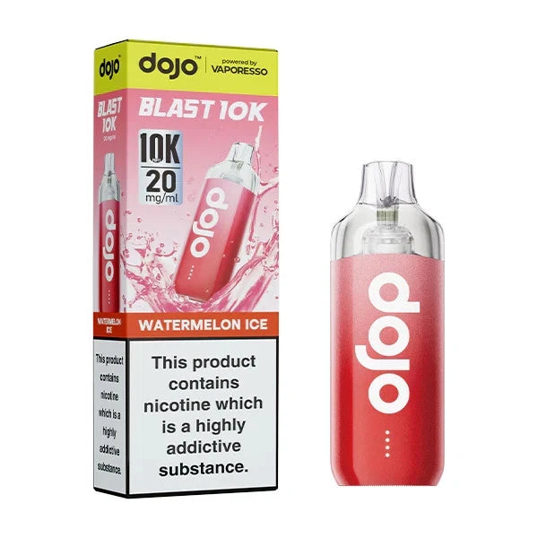 Box of 5 Vaporesso Dojo Blast 10k Vape Kit | Prefilled Pod Kit | 20mg | [21 variations]