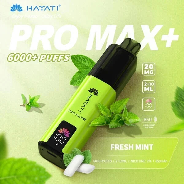 Box of 5 Hayati Pro Max Plus 6000 Kit | Prefilled Replacement Pods Kit |