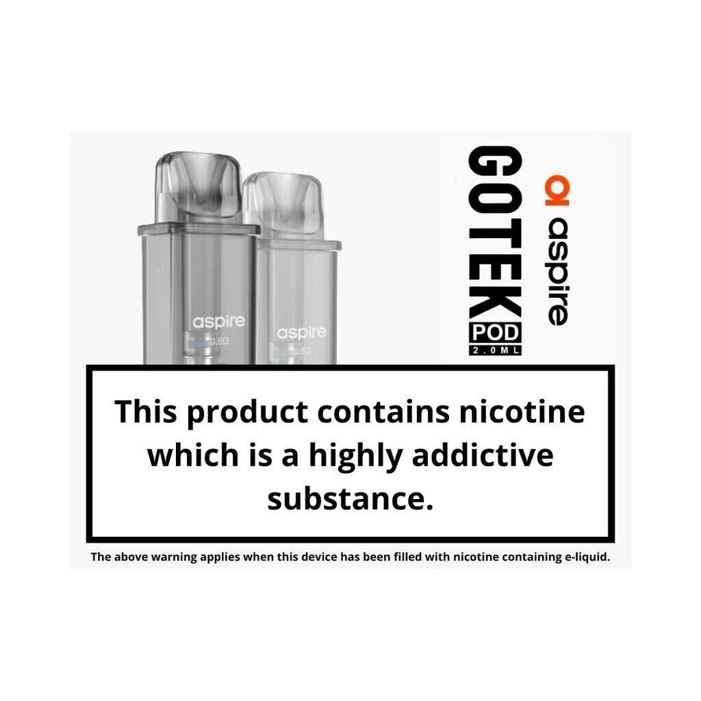 ASPIRE GOTEK X REPLACEMENT PODS PACK OF 2