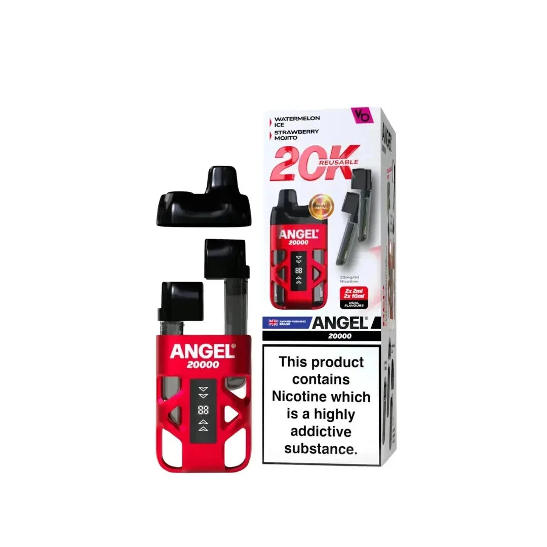 Vapes Bars Angel 20000 Pre-filled Pod Kit | 850mAh | 13 Flavours | Reusable Kit