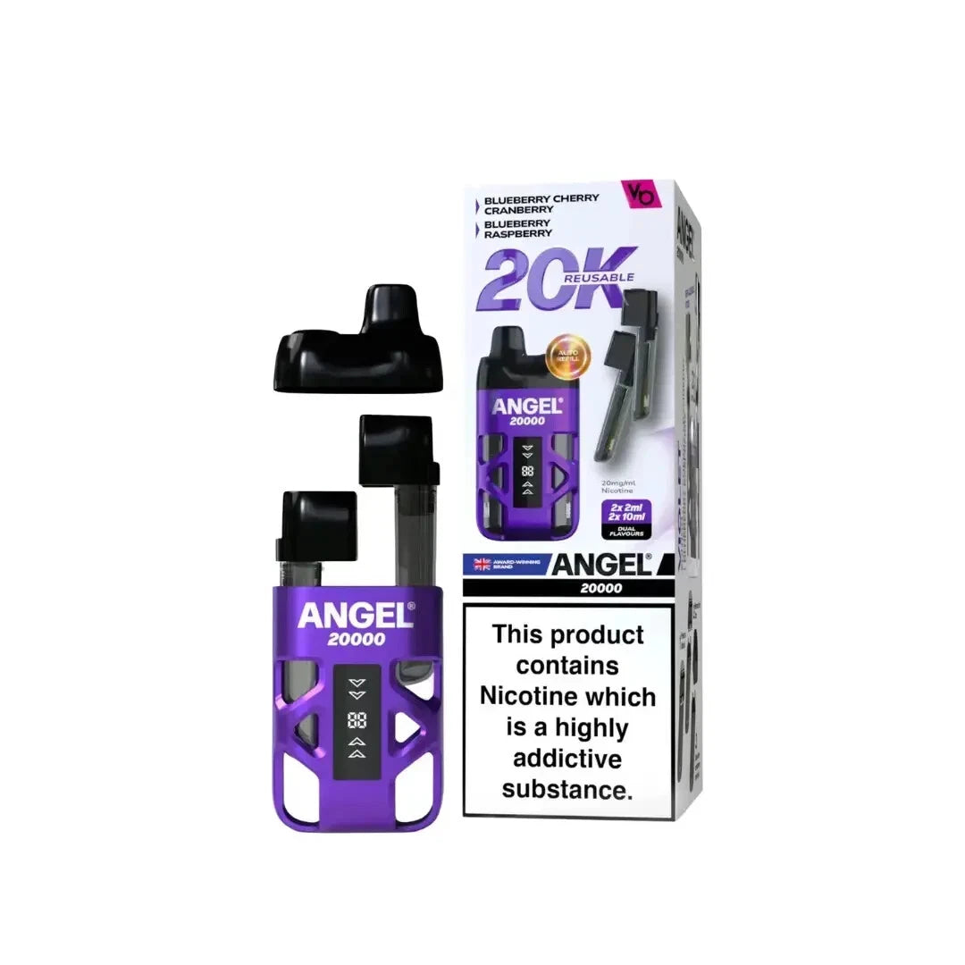 Vapes Bars Angel 20000 Pre-filled Pod Kit | 850mAh | 13 Flavours | Reusable Kit