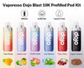 Box of 5 Vaporesso Dojo Blast 10k Vape Kit | Prefilled Pod Kit | 20mg |