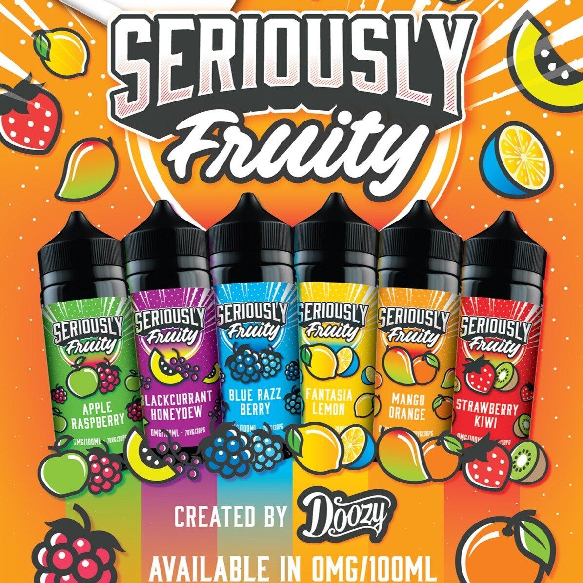 Seriously by Doozy Vape 100ML E Liquid No Nicotine