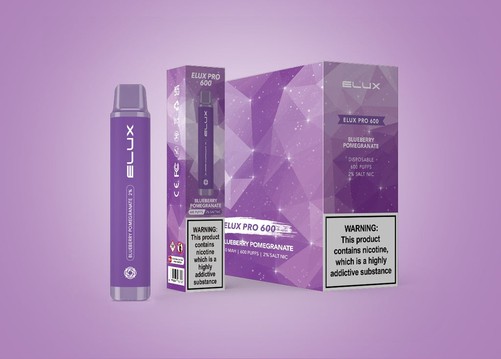 Box of 10 Elux Pro 600 Puffs Disposable Vape Device