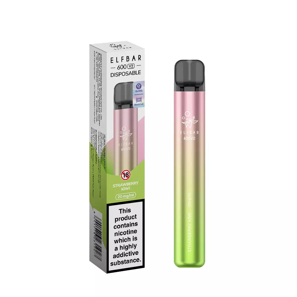 ELFBAR 600 V2 Disposable Vape 600 Puffs-Recyclable