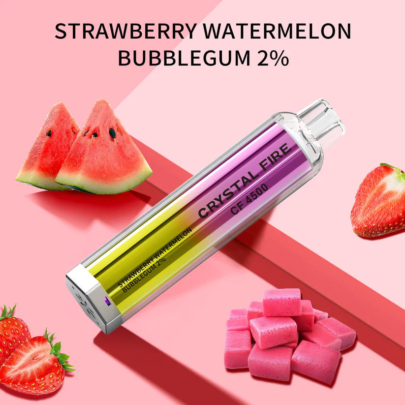 Crystal Fire Disposable Vape 4500 Puffs 0 MG TPD Complaint.  - Irresistible and Trendy