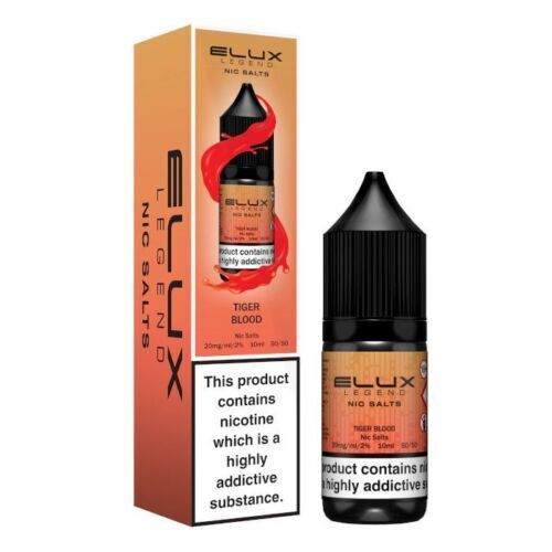 Elux Nic Salt 10ml E Liquid Vape Juice 50VG/50PG Buy 3 Get 1 FREE