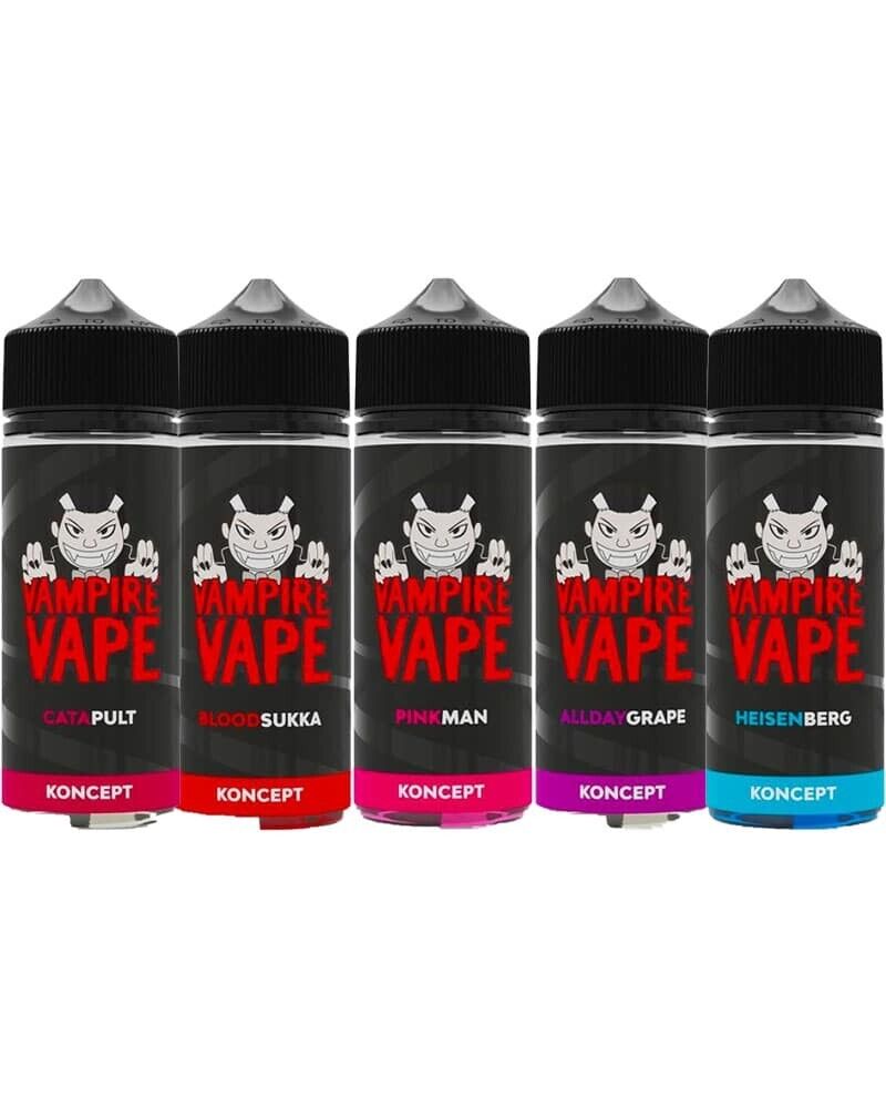 Vampire Vape 100ml Koncept E-liquid Vape E Juice Shortfill