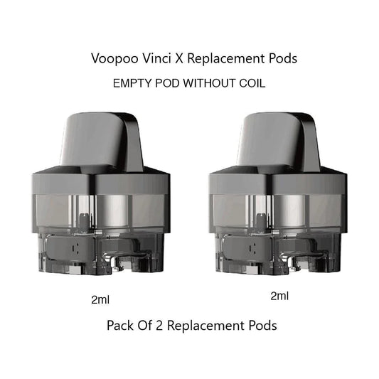 VooPoo Vinci / Vinci X Pods 2ML Pod Pack Of 2