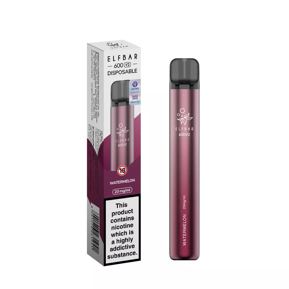 ELFBAR 600 V2 Disposable Vape 600 Puffs-Recyclable