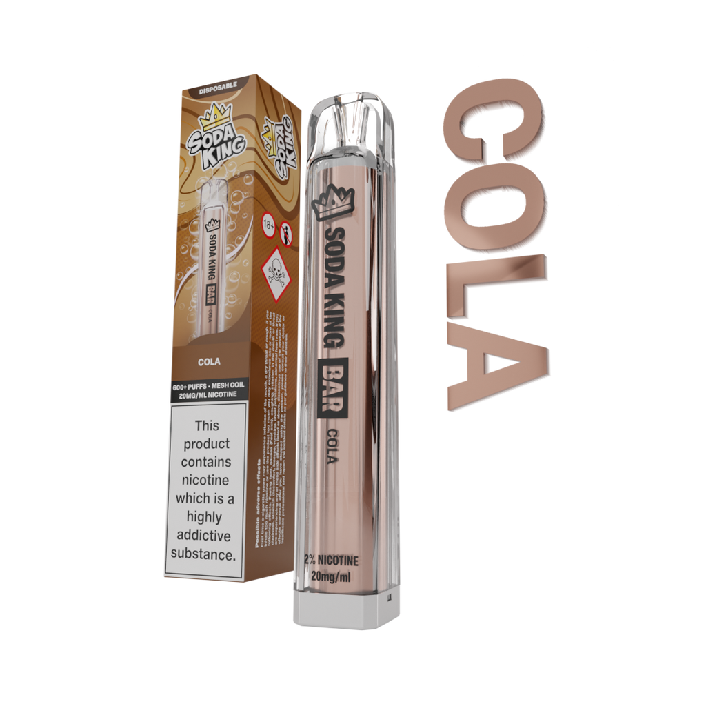 Soda King Bar 600 Puffs Disposable Vape - Effortless Enjoyment Buy 3 Get 1 FREE