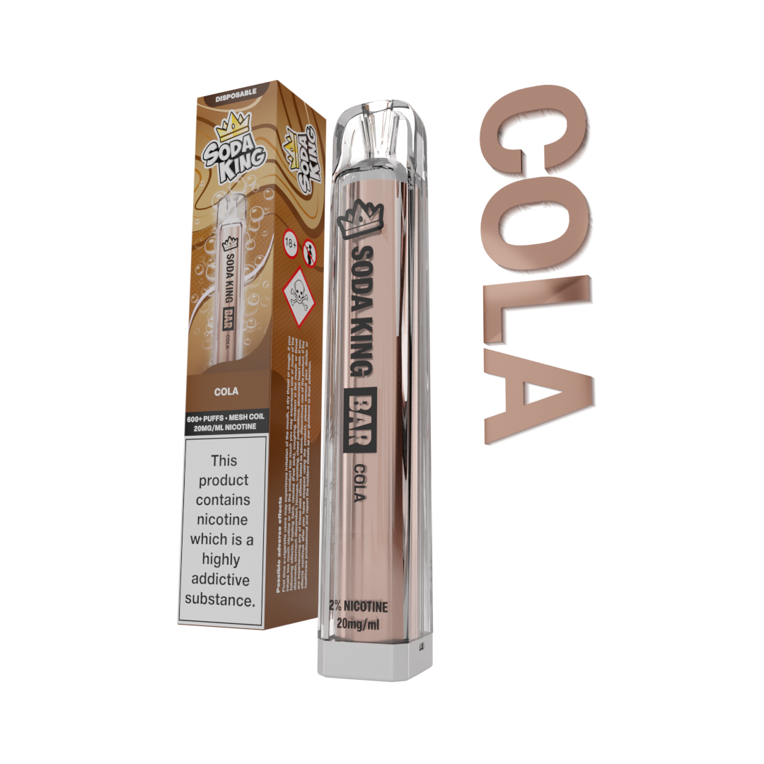 Soda King Bar 600 Puffs Disposable Vape - Effortless Enjoyment Buy 3 Get 1 FREE