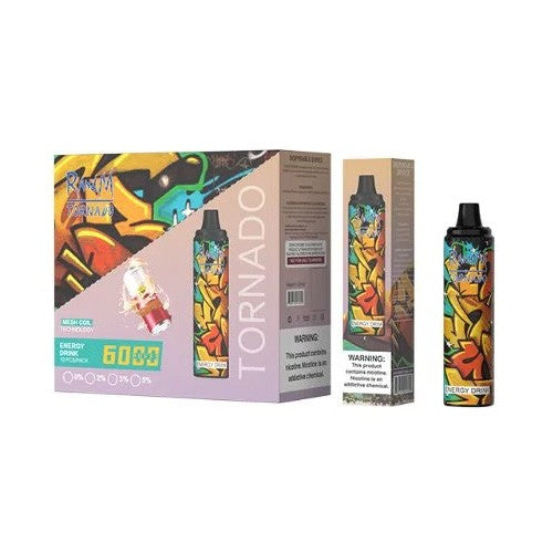 RandM Tornado 6000 Puffs New Disposable Bar