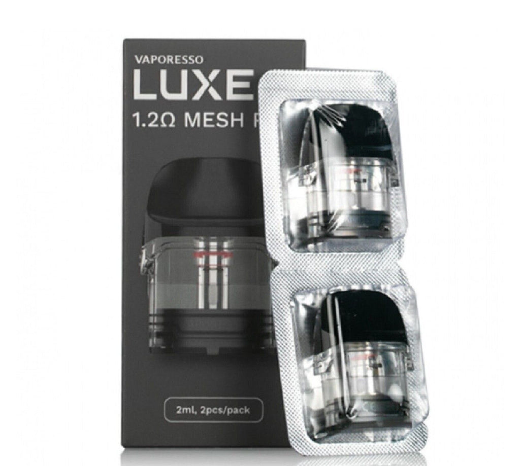 VAPORESSO Luxe Q Empty Replacement Pods 0.8 | 1.2| ohm Pack of 2