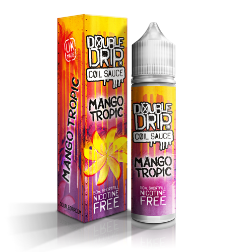 Double Drip 50ml 0MG - No Nicotine E Liquid Vape Juice Shortfill