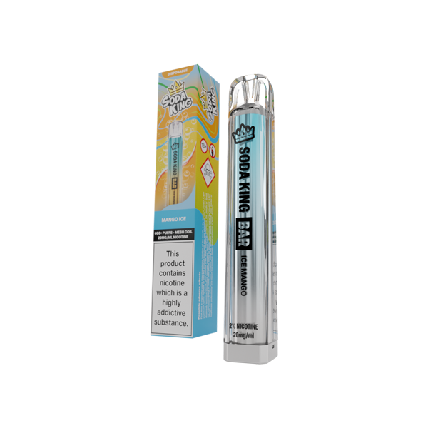 Soda King Bar 600 Puffs Disposable Vape - Effortless Enjoyment Buy 3 Get 1 FREE