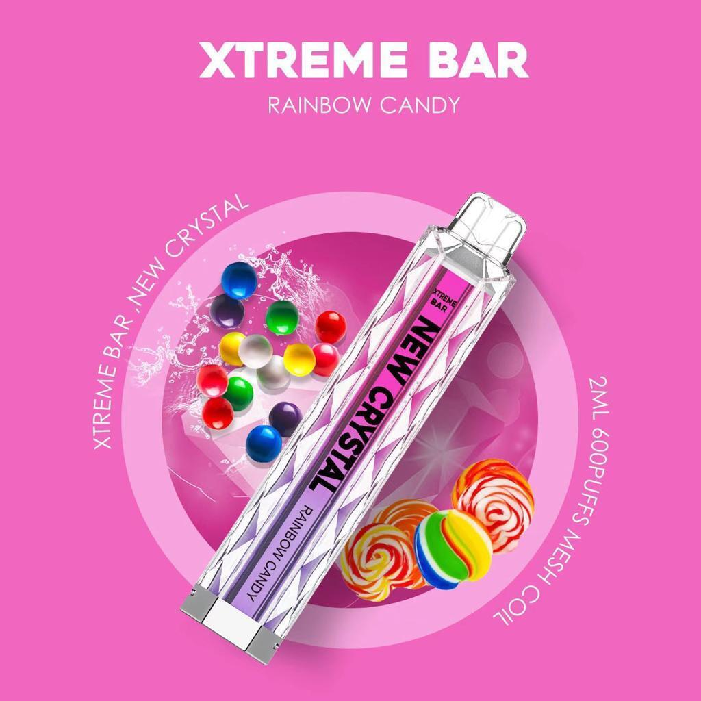 Xtreme Crystal Bar Disposable Vape 600 puffs 20mg Buy 3 Get 1 Free