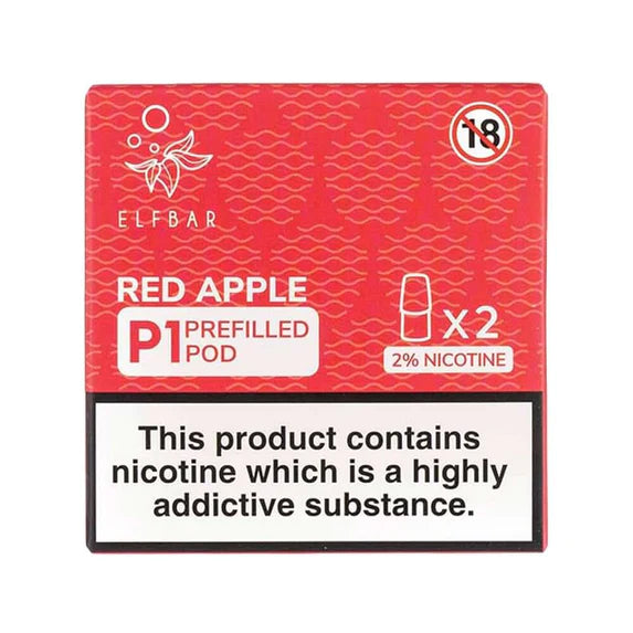 Elf Bar P1 500 Puff Pack of 2 Pre-filled P1 Pod 2ml