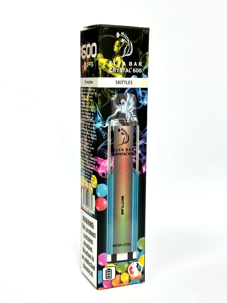 Elfa Bar Crystal 600 puff Disposable Vape E-Cig 2ml  vapestation