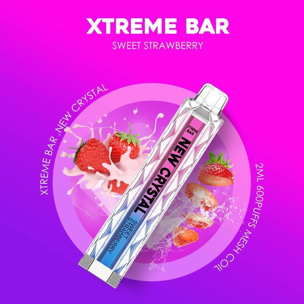 Xtreme Crystal Bar Disposable Vape 600 puffs 20mg Buy 3 Get 1 Free