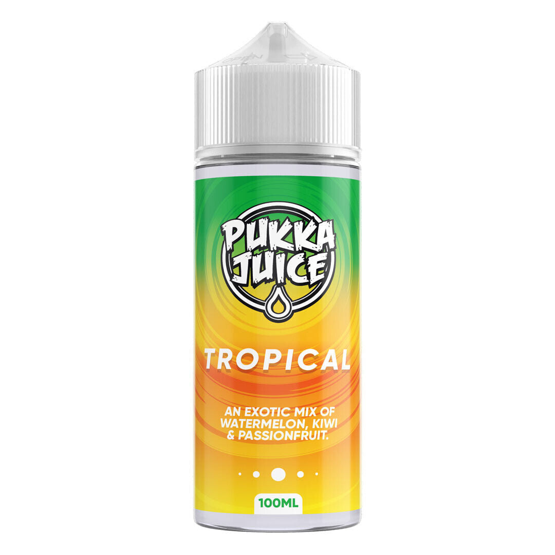 Pukka Juice 100ml Shortfill E-Liquid Vape Juice 0mg No Nicotine