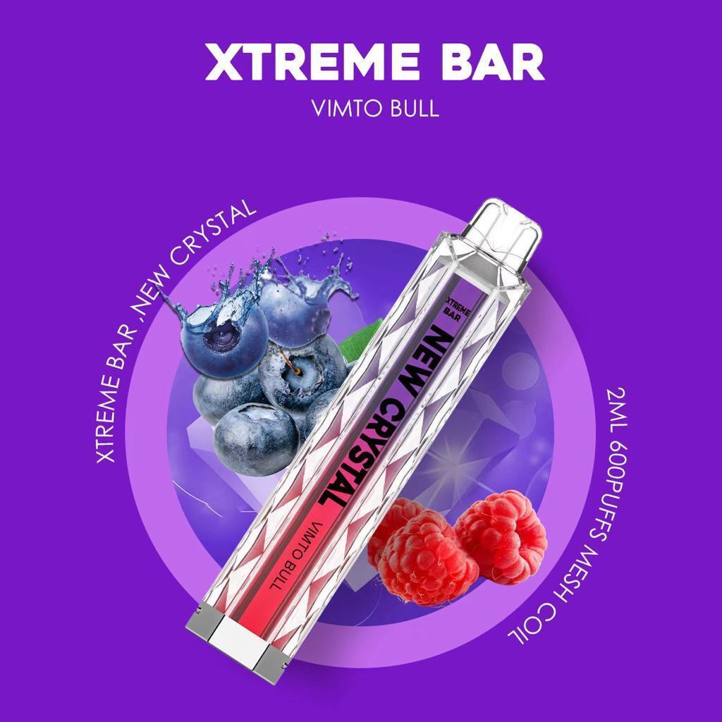 Xtreme Crystal Bar Disposable Vape 600 puffs 20mg Buy 3 Get 1 Free