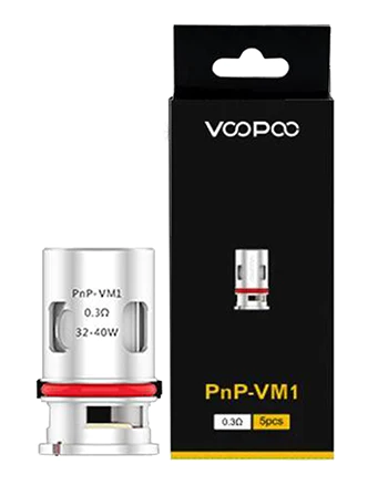 VooPoo PnP Coils YC-C/ R1/ R2/ C1/ VM1/ VM4/5/6 Pack Of 5 TPD Compliant