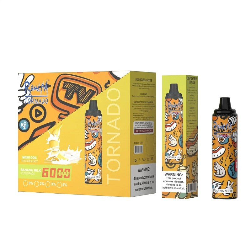 RandM Tornado 6000 Puffs New Disposable Bar