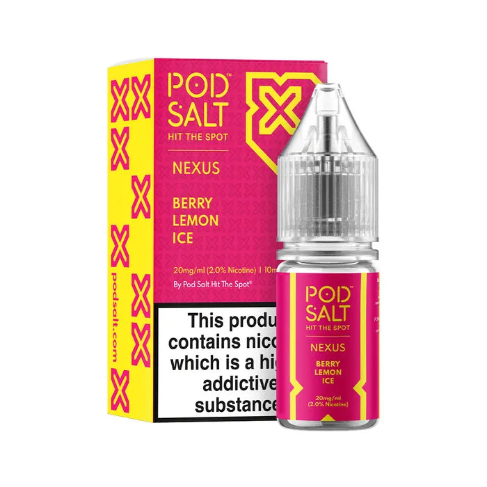 Pod Salts 10ml Nic Salts 11mg 20mg E Liquid Nexus Range Buy 3 Get 1 FREE