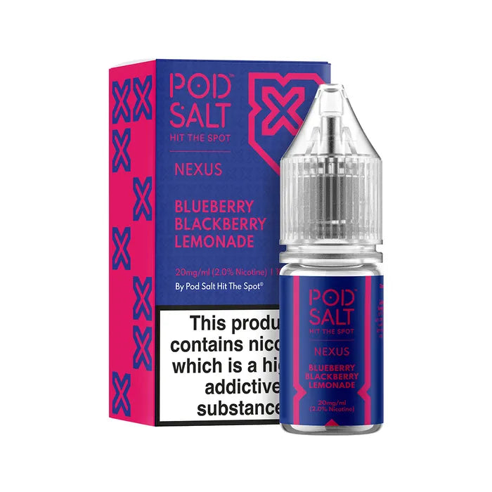 Pod Salts 10ml Nic Salts 11mg 20mg E Liquid Nexus Range Buy 3 Get 1 FREE