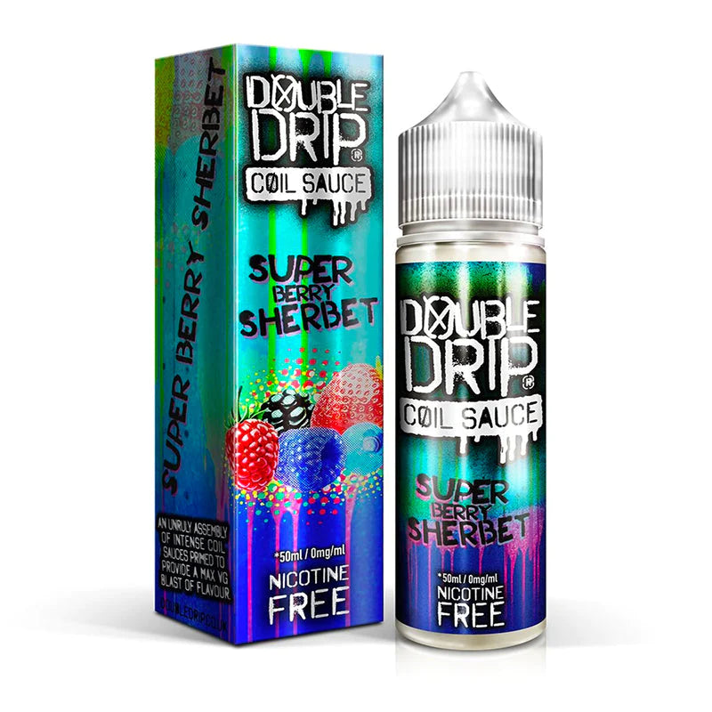 Double Drip 50ml 0MG - No Nicotine E Liquid Vape Juice Shortfill