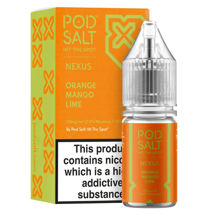 Pod Salts 10ml Nic Salts 11mg 20mg E Liquid Nexus Range Buy 3 Get 1 FREE