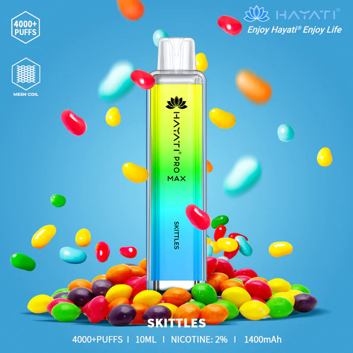 Hayati Pro Max Disposable Vape 4000 Puffs 2% Nicotine